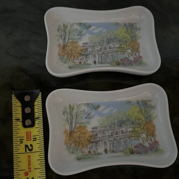 PILLIVUYT | Collectable “Le Pré Catelan” Paris France Dish (Set of 2) - Picture 4 of 4